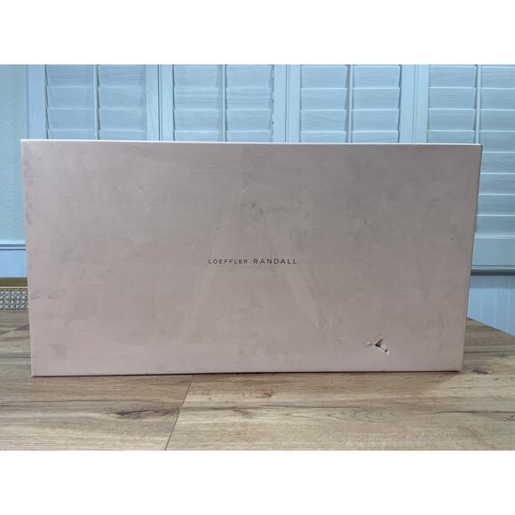 Loeffler Randall Lynn Snip Toe Croc Embossed Block Heel Boots Leather Sz 5.5 NIB - Picture 15 of 16